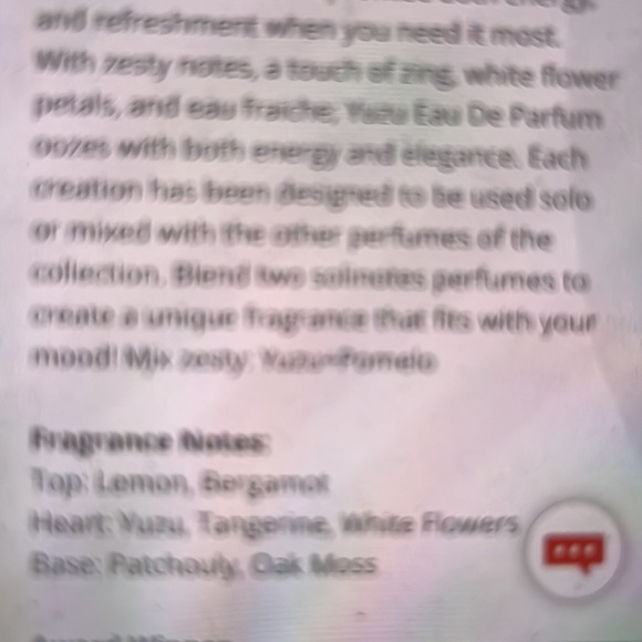 Solinotes YUZU Eau de Parfum full-size NEW BNIB - Picture 5 of 5